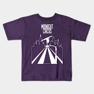 Midnight Circus Tour 2024 (White) Kids T-Shirt